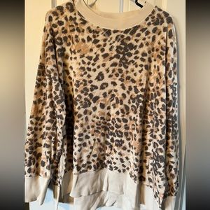 Aerie Leopard Sweatshirt